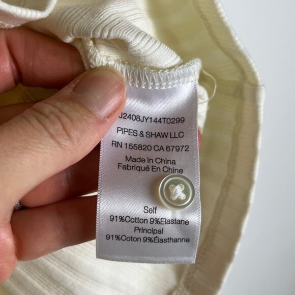 Veronica Beard Ivory Button-Down Shirt - Picture 11 of 13